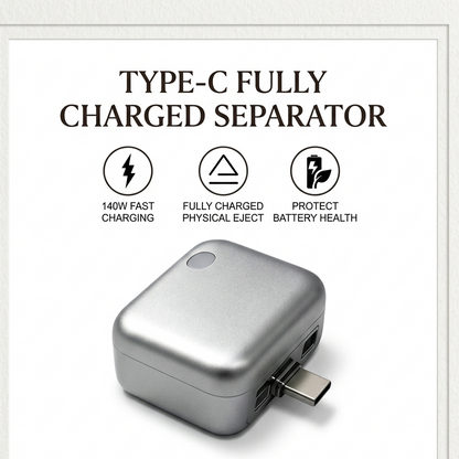 Noviq SafeCharge | USB-C Auto Charge Disconnect